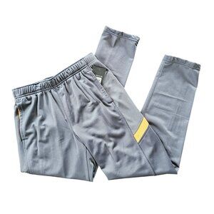 NWT Athletic Boys Gray with Orange accent sweatpants joggers size 14/16